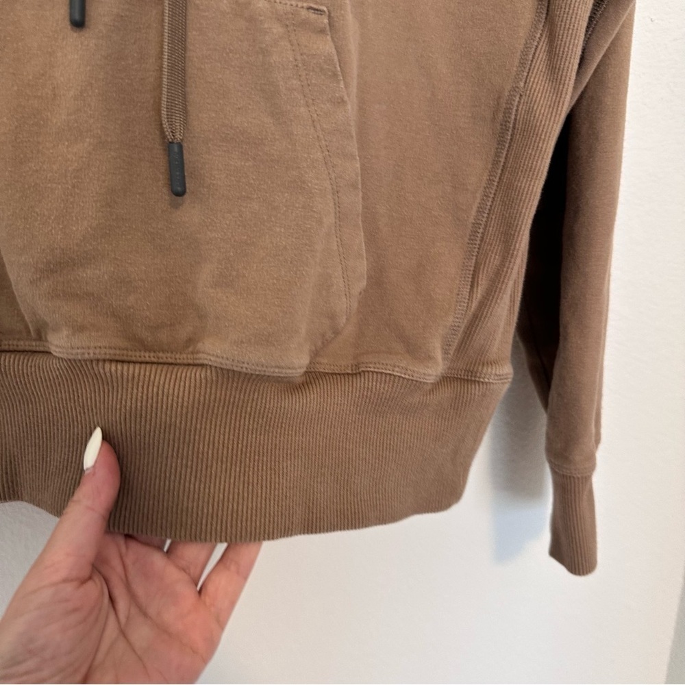 Mack Weldon ACE Women's Pullover Hooded Sweatshirt Size Medium Laurel Canyon Tan - Picture 5 of 8
